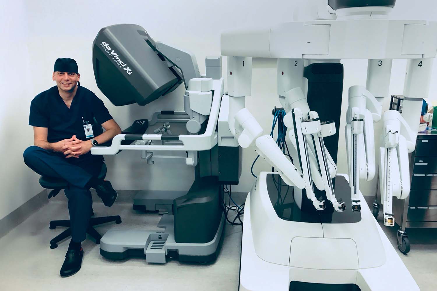 כריתת כיס השתן בעזרת רובוט